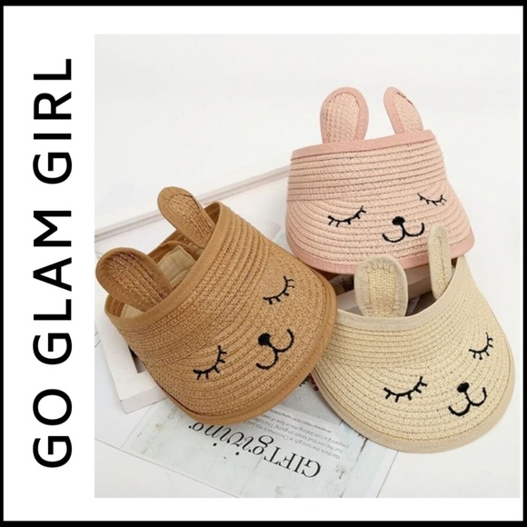 Glam Girl Fashion Other - NWT LAST ONE! Bunny Visor for Kids, Tan